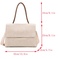Retro Women Handbag Large Capacity Shoulder Bags for Ladies Casual Tote