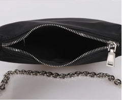 Nylon Women Hobos Handbag with Chain Crossbody Bag