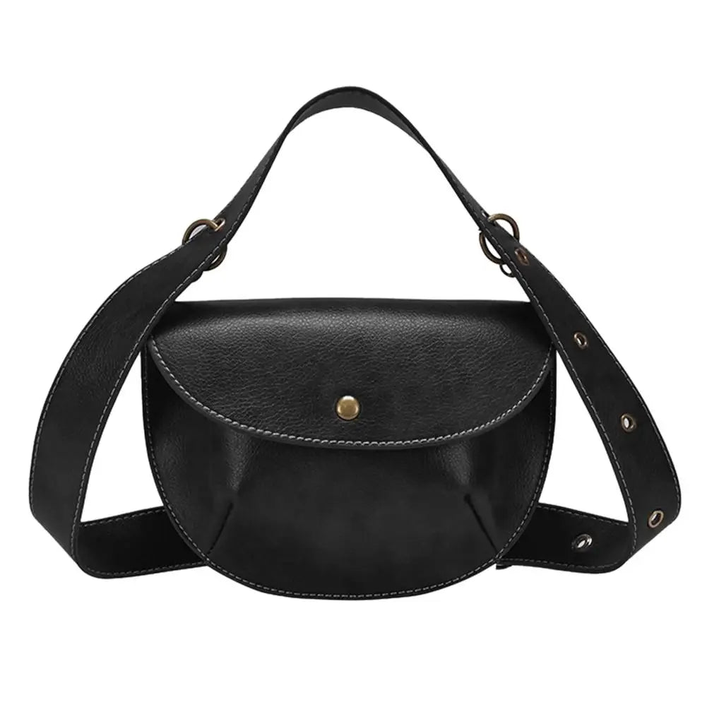 Retro PU Leather Women's Waist Handbags Phone Pouch Fanny Shoulder Bag
