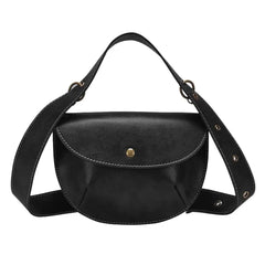 Retro PU Leather Women's Waist Handbags Phone Pouch Fanny Shoulder Bag