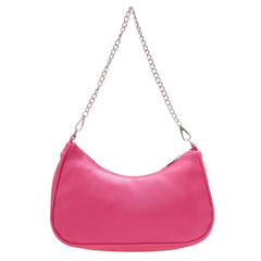 Retro Women PU Shoulder Bag Chain Small Underarm Bag