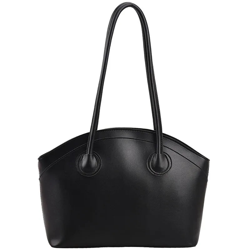 Retro Women Shoulder Bags Casual PU Leather Underarm Bag Female Temperament