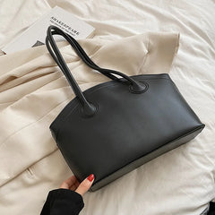 Retro Women Shoulder Bags Casual PU Leather Underarm Bag Female Temperament