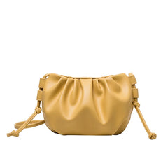 Retro Women Messenger Cloud Bag Female Crossbody Shoulder Tide Handbag