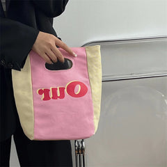 Retro Canvas Clutch Purse Handbag Women Environmental Shopping Shoulder Bag
