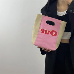 Retro Canvas Clutch Purse Handbag Women Environmental Shopping Shoulder Bag