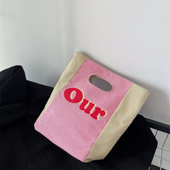 Retro Canvas Clutch Purse Handbag Women Environmental Shopping Shoulder Bag