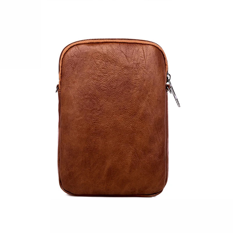 Retro Women's Soft Leather Shoulder Bag Crossbody Messenger Bag