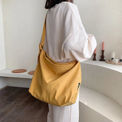 Retro Canvas Messenger Bag Large Capacity Female Handbag Tote