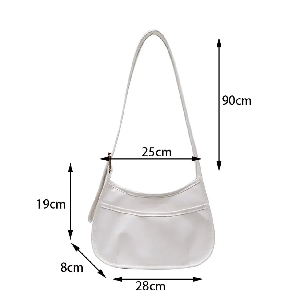 Retro Women's Crossbody Bag Hobo Handbags Casual Versatile Ladies Shoulder Bag