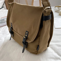 Canvas Postman Bag Large Capacity Crossbody Bags for Women