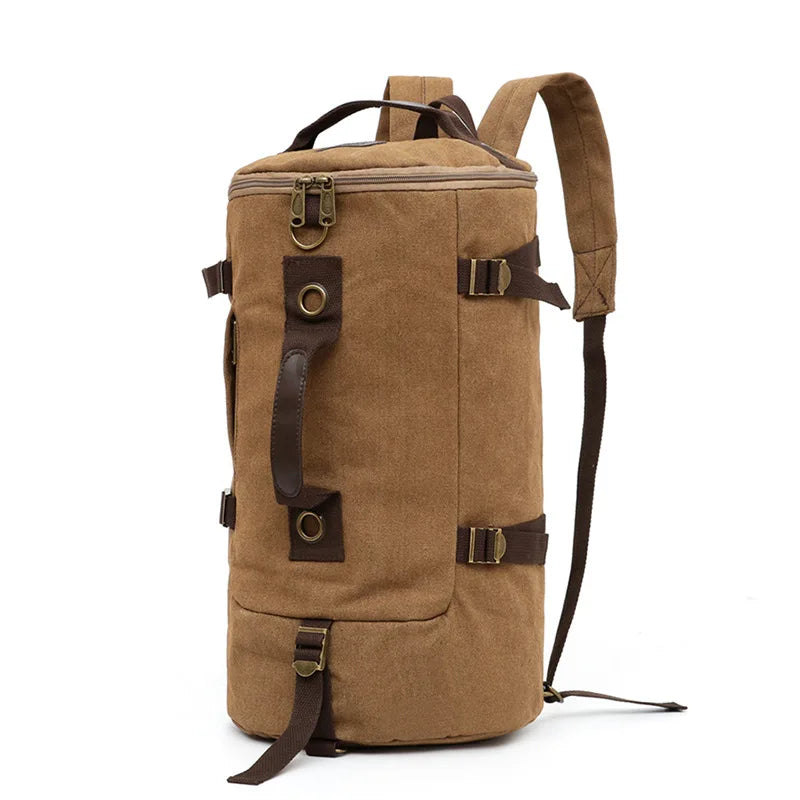 Retro Outdoor Rucksack Backpack for Men and Women