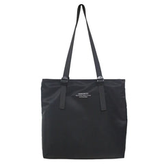 Vintage Nylon Shoulder Bag for Women Men Waterproof Tote