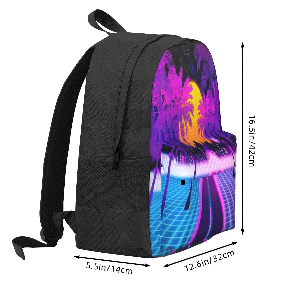 Retrowave Backpack for Men and Women