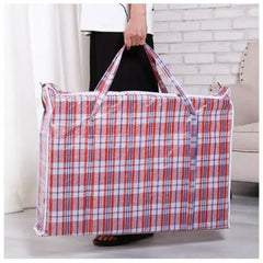 Reusable Plastic Jumbo Laundry Zipped Large Strong Storage Bag