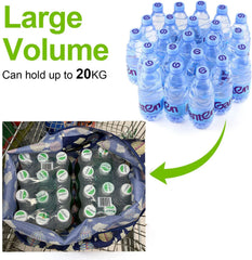 Reusable Shopping Bag Grocery Tote Bag Foldable Women's Shoulder Bag