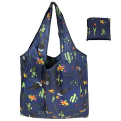 Foldable Tote Bag Portable Cloth Eco Grocery Bag Folding Large Capacity Handbags
