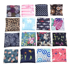 Foldable Tote Bag Portable Cloth Eco Grocery Bag Folding Large Capacity Handbags