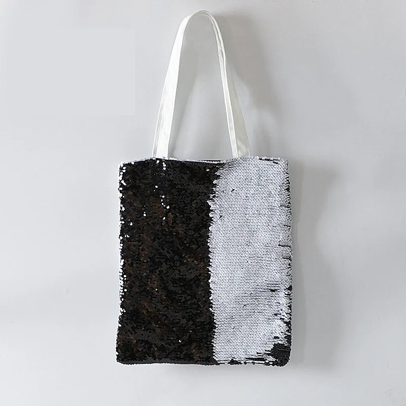 Magic Sequin Tote Single-Shoulder Bag for Sublimation Printing