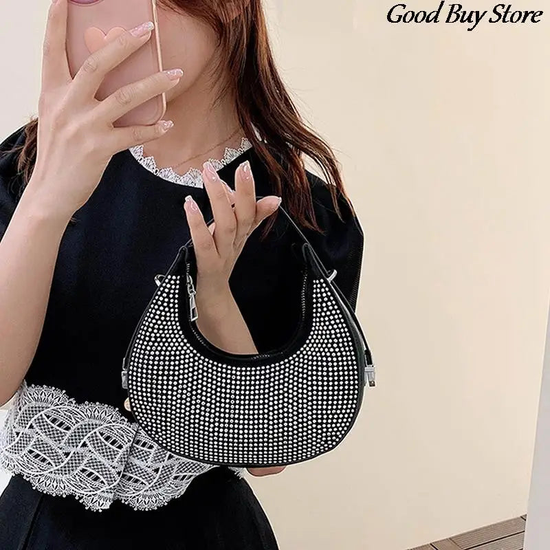 Rhinestone Clutch Evening Party Bags Diamond Wallet Shining Purse Shoulder Bags