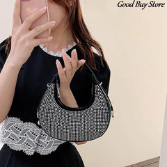 Rhinestone Clutch Evening Party Bags Diamond Wallet Shining Purse Shoulder Bags
