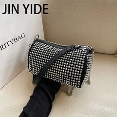 Rhinestone Diamond Chain Crossbdoy Bag Fashion Handbag Clutch Purse