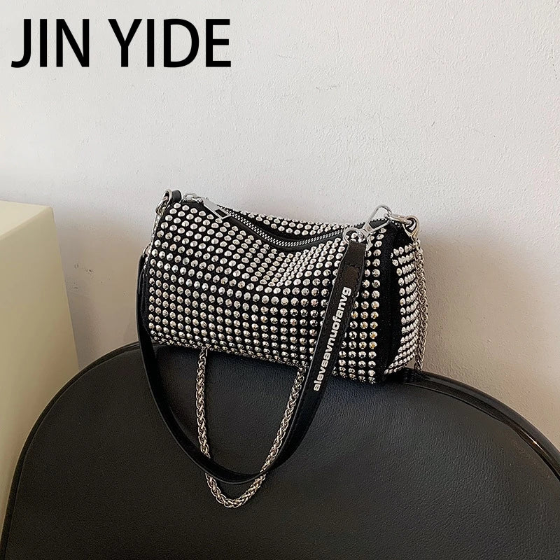 Rhinestone Diamond Chain Crossbdoy Bag Fashion Handbag Clutch Purse