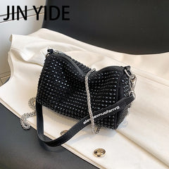 Rhinestone Diamond Chain Crossbdoy Bag Fashion Handbag Clutch Purse