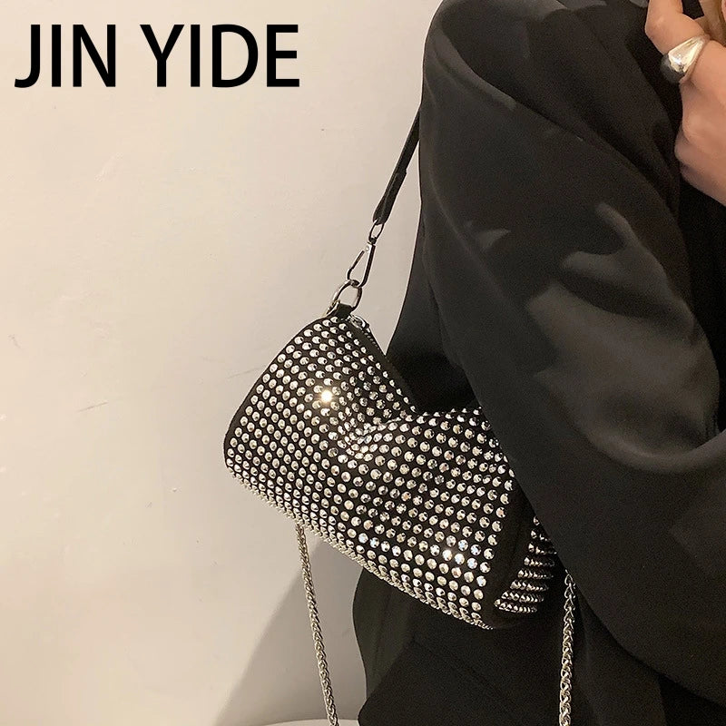 Rhinestone Diamond Chain Crossbdoy Bag Fashion Handbag Clutch Purse