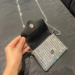 Rhinestone Evening Bag Envelope Handbags Women Crossbody Purses