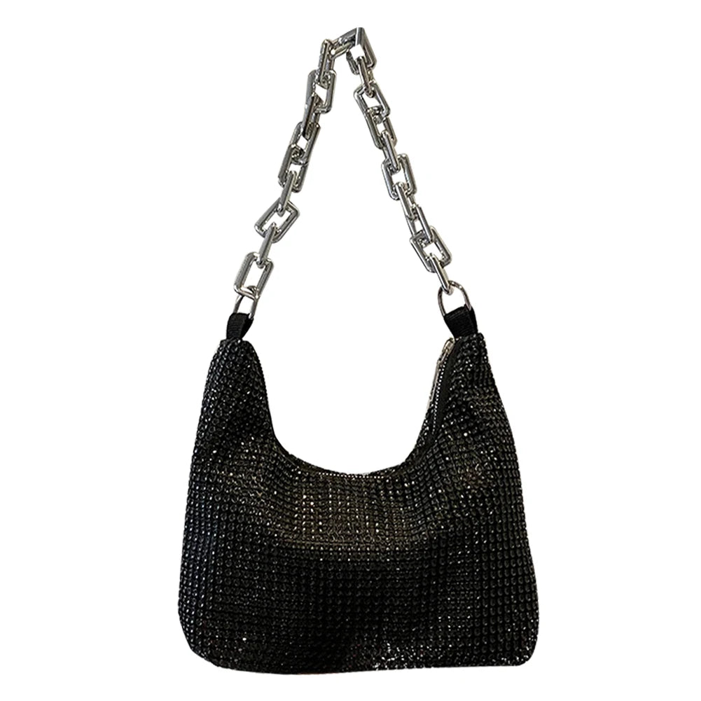 Rhinestones Evening Clutch Bag Beaded Diamonds Dinner Party Wedding Purses Women