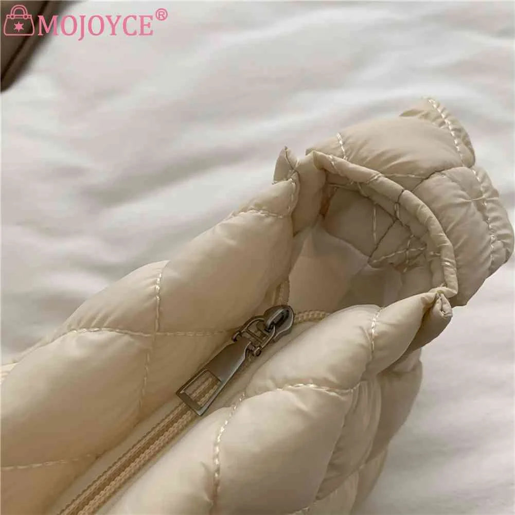 Embroidery Thread Underarm Bag Autumn Winter Solid