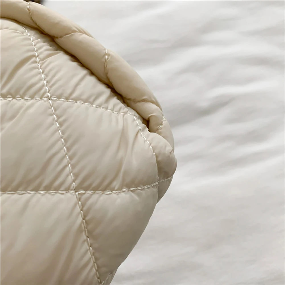 Quilted Rhombic Lattice Underarm Bags for Holiday Party