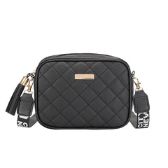 Small Square Bag Shoulder Bag Women PU Leather Mini Crossbody Zipper Handbag