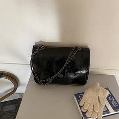 Women's Rhombus Chain Bag Large-capacity Shoulder Handbag