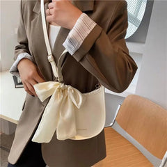 Ribbon Bow Shoulder Bags Young Style Summer Autumn Cross-Body Handbags