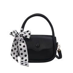 Ribbon Handbag Western Style One-shoulder Messenger Bag