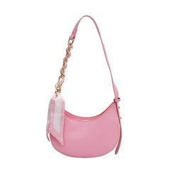 Ribbons Shoulder Bags for Women Small Flap Underarm Female Handbags