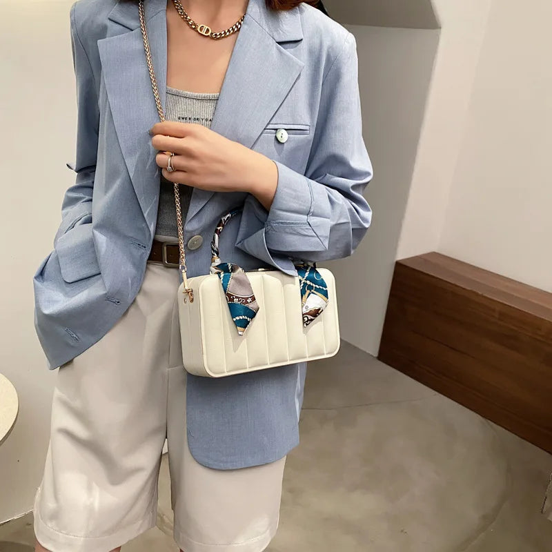 Ribbons Shoulder Bags for Women Beach Crossbody Handbags