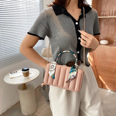 Ribbons Shoulder Bags for Women Beach Crossbody Handbags