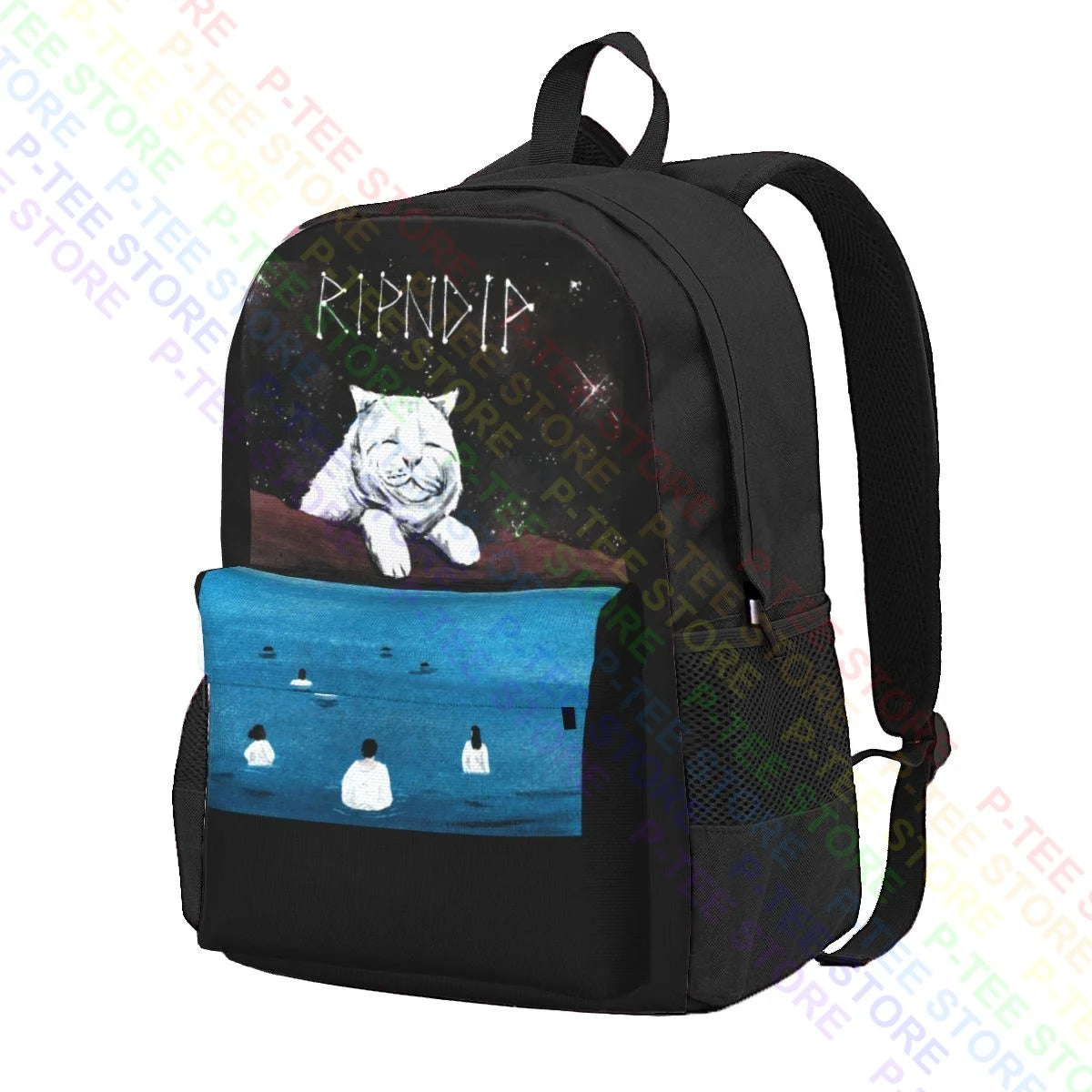 Vintage Beach Gym Tote Bag Large Capacity Backpack