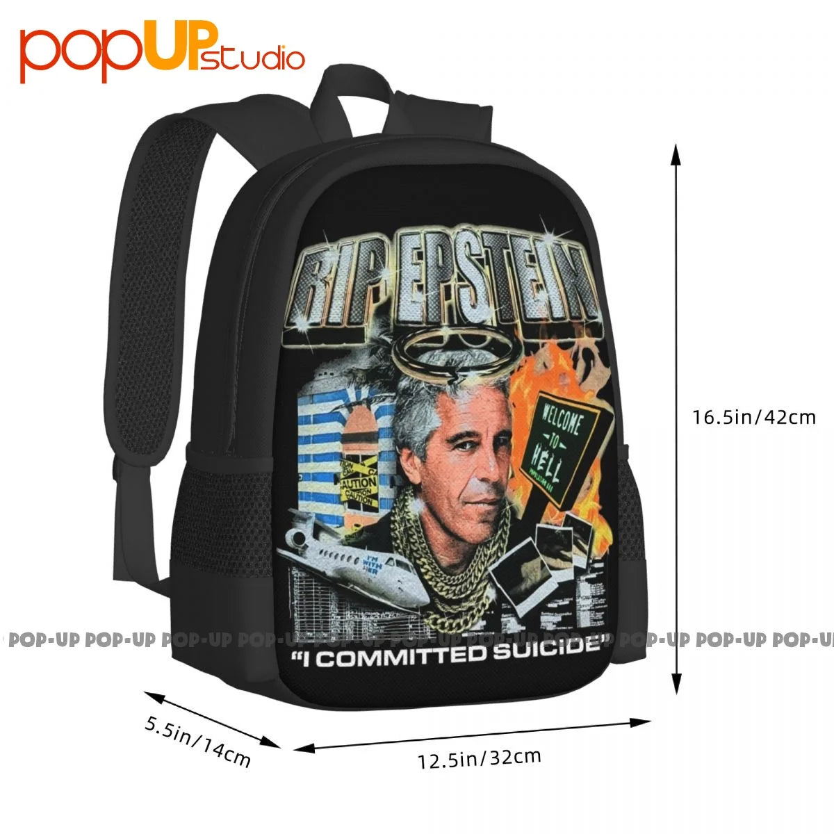 Suicideboys Tour Backpack Large Capacity Bookbag Clothes Backpacks
