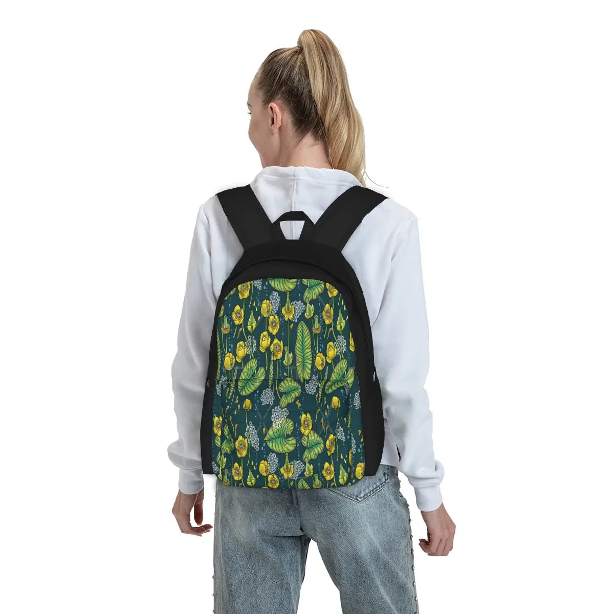 Vintage River Of Mystery Backpack for Men and Women