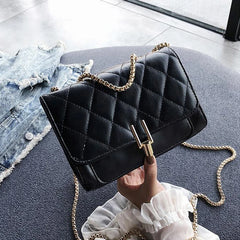 Rivet Chain Crossbody Bag Women Shoulder Small Handbag