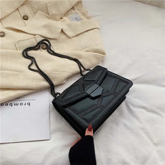 Rivet Chain Small Crossbody Bag Women Shoulder Messenger Handbag