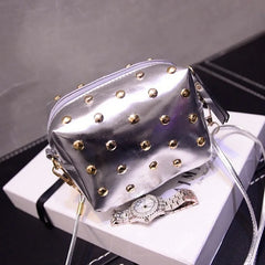 Rivet Mini Bags Leather Messenger Shoulder Bag Crossbody Handbags