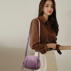 Rivet Tassel Crossbody Bag Women Casual Shoulder Bag Pu Leather Messenger Bag