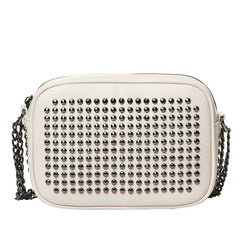 Rivet Women Shoulder Bag Handbag Purse PU Leather Retro Chain Hand Bag