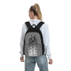 Road Bike Fade Backpacks Men's & Women's School Bag