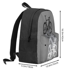 Road Bike Fade Backpacks Men's & Women's School Bag